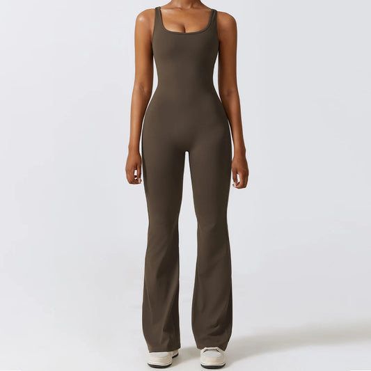 Women Tracksuit Sexy Jumpsuits Yoga Suit One-Piece Sport Fitness Workout Set Stretch Bodysuit Gym Clothes Push up Sportswear